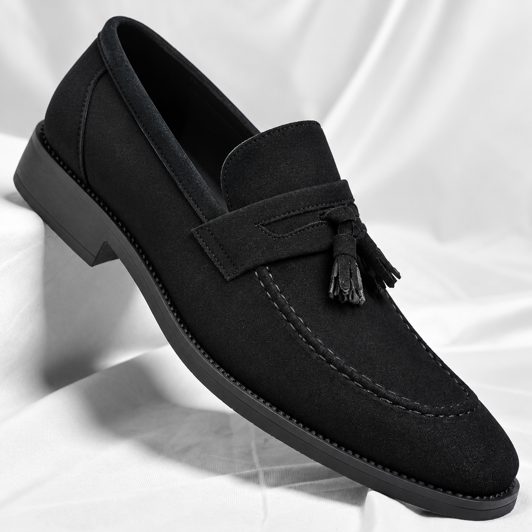 Marco Suede Tassel Loafers