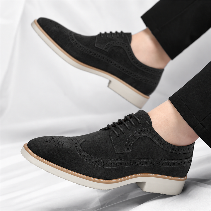 Belmont Suede Brogue Shoes