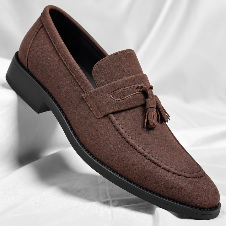 Marco Suede Tassel Loafers