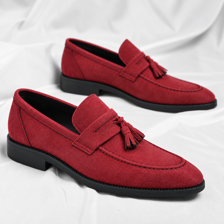 Marco Suede Tassel Loafers