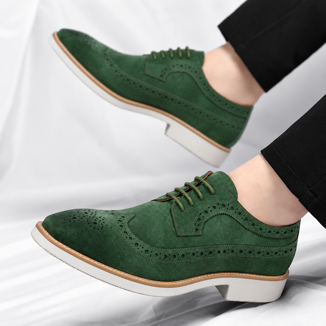 Belmont Suede Brogue Shoes