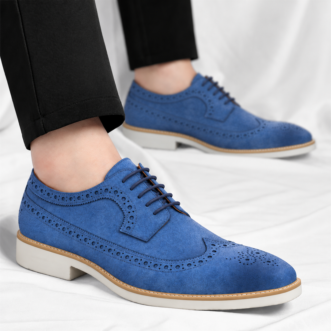 Belmont Suede Brogue Shoes