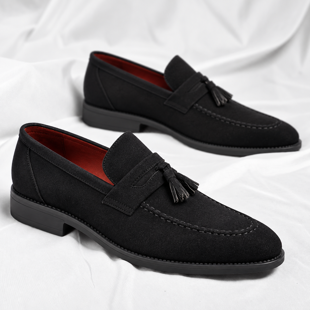Marco Suede Tassel Loafers