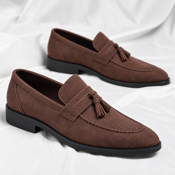 Marco Suede Tassel Loafers