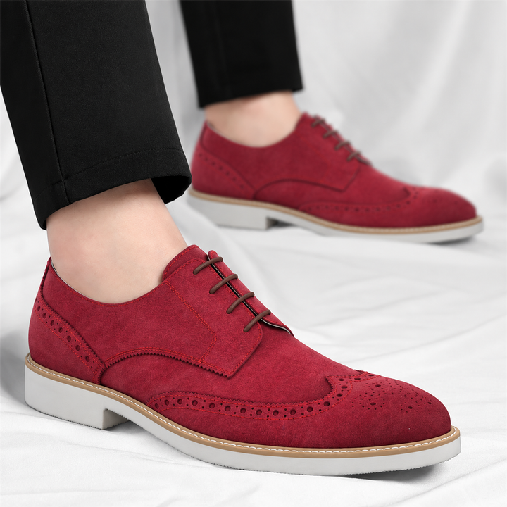 Belmont Suede Brogue Shoes