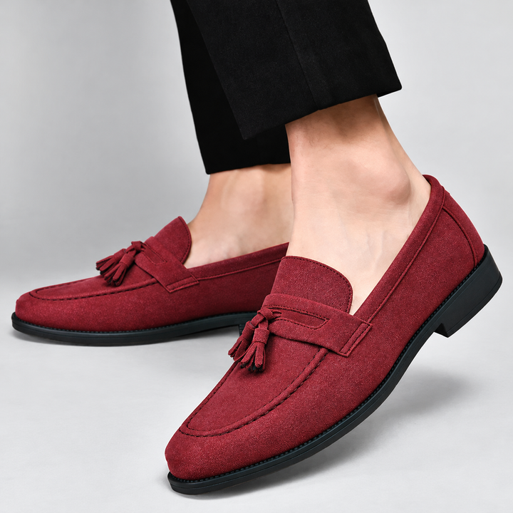 Marco Suede Tassel Loafers