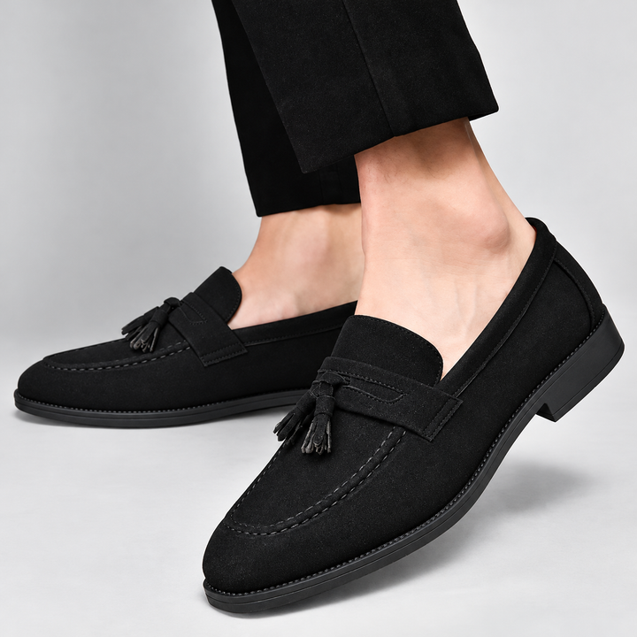 Marco Suede Tassel Loafers