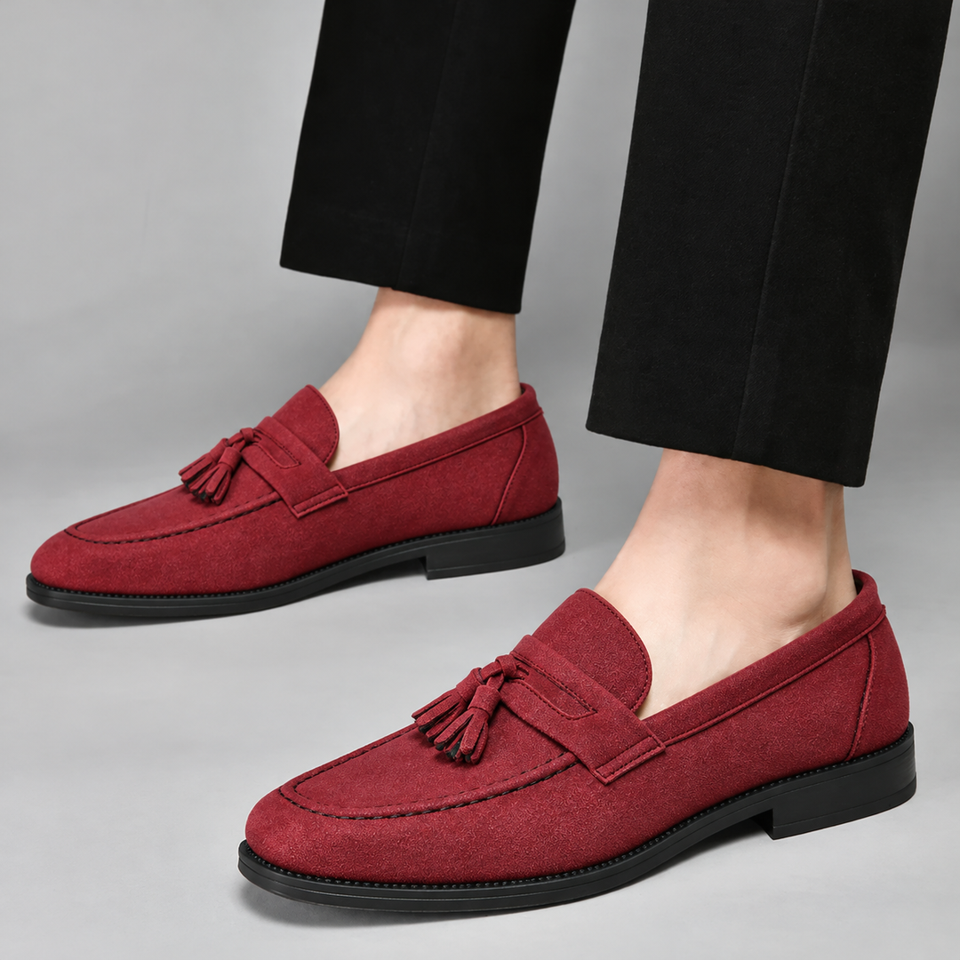 Marco Suede Tassel Loafers