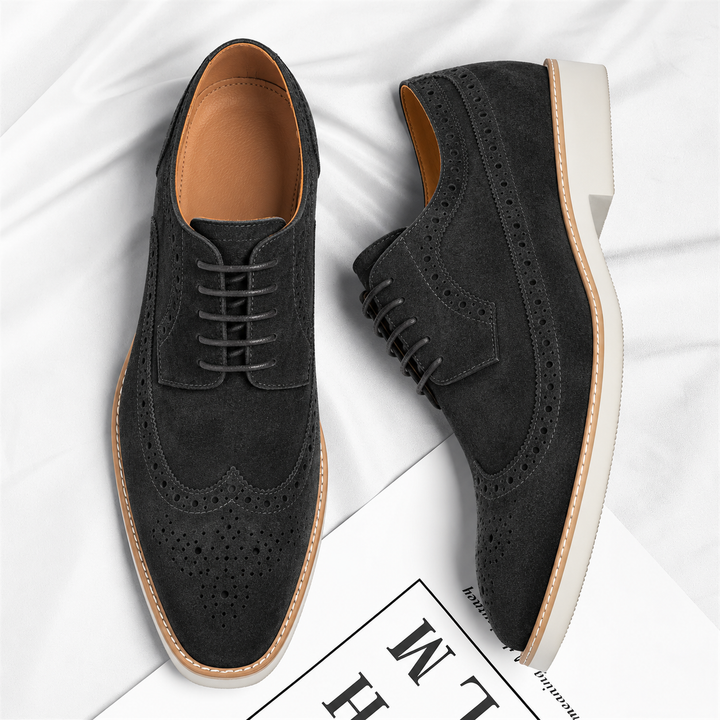 Belmont Suede Brogue Shoes