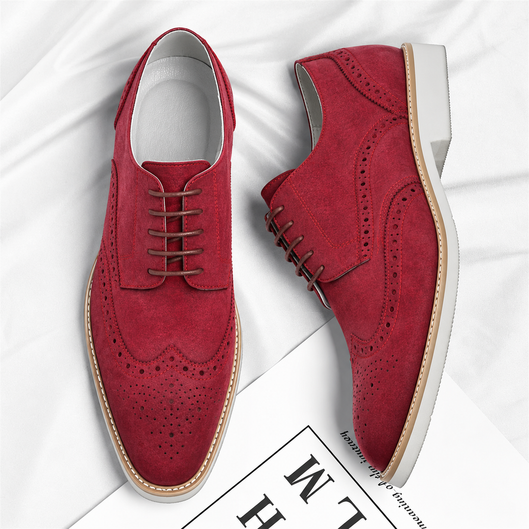 Belmont Suede Brogue Shoes