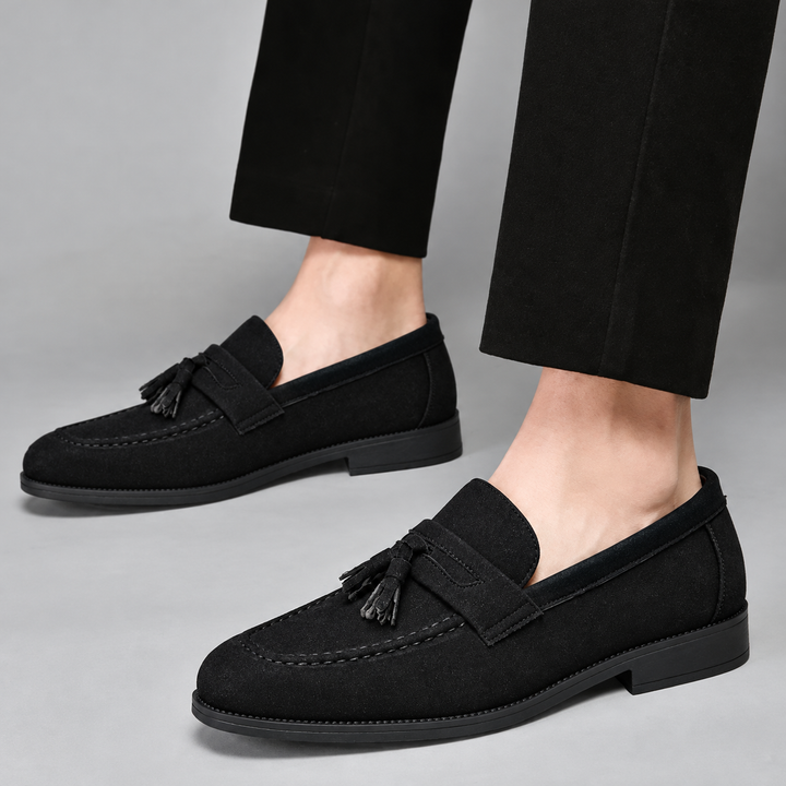 Marco Suede Tassel Loafers