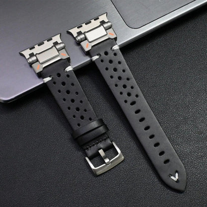 TitaniumTouch Leather Apple Watch Band