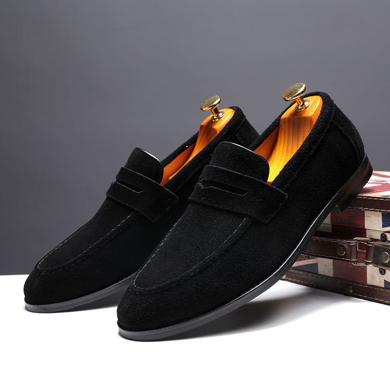 Pelle Italiana Suede Loafers