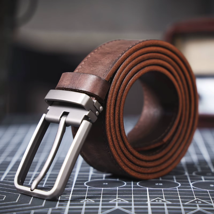 The Buckhorn Full-Grain Leather Belt