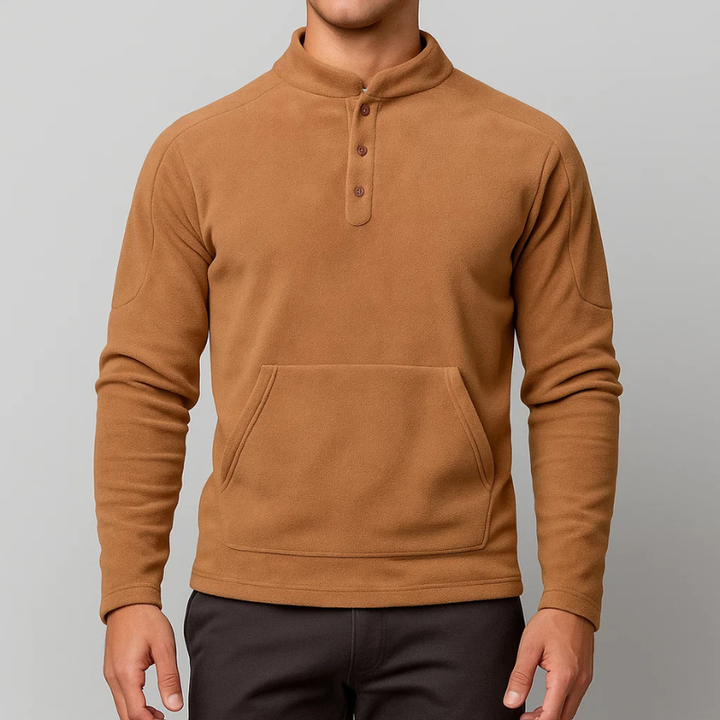 Preston Fleece Henley Pullover