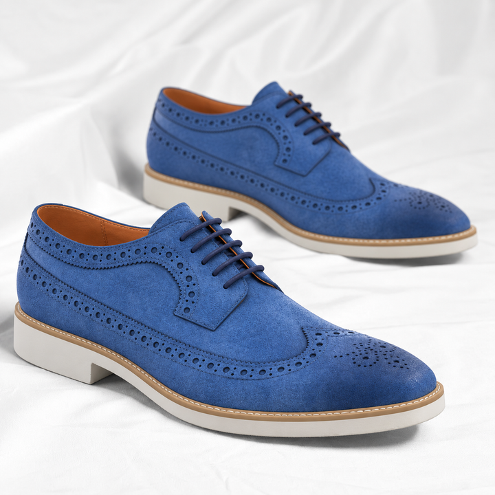 Belmont Suede Brogue Shoes