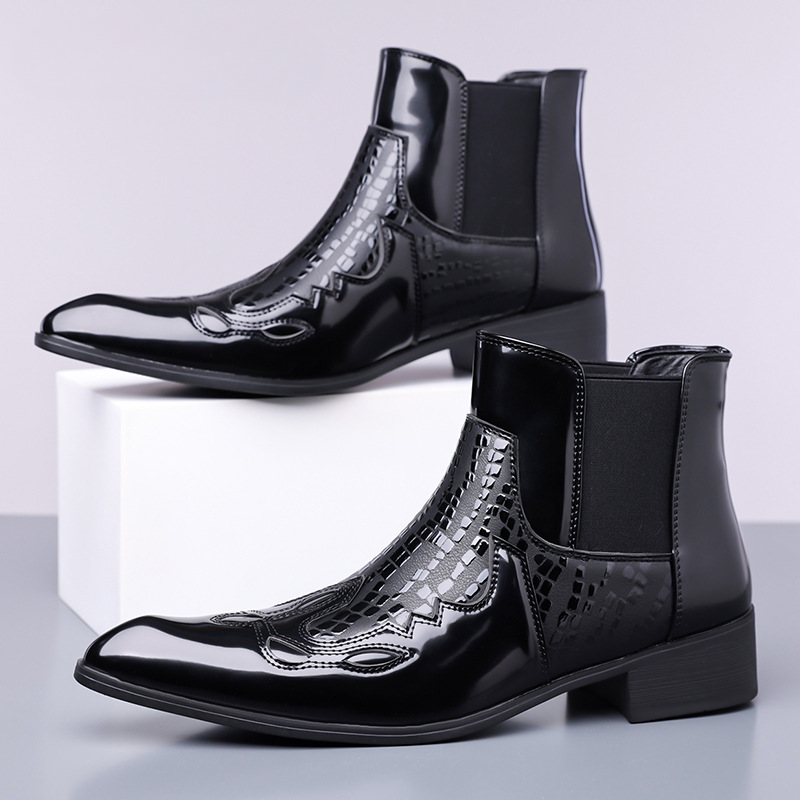 Merton Leather Chelsea Boots