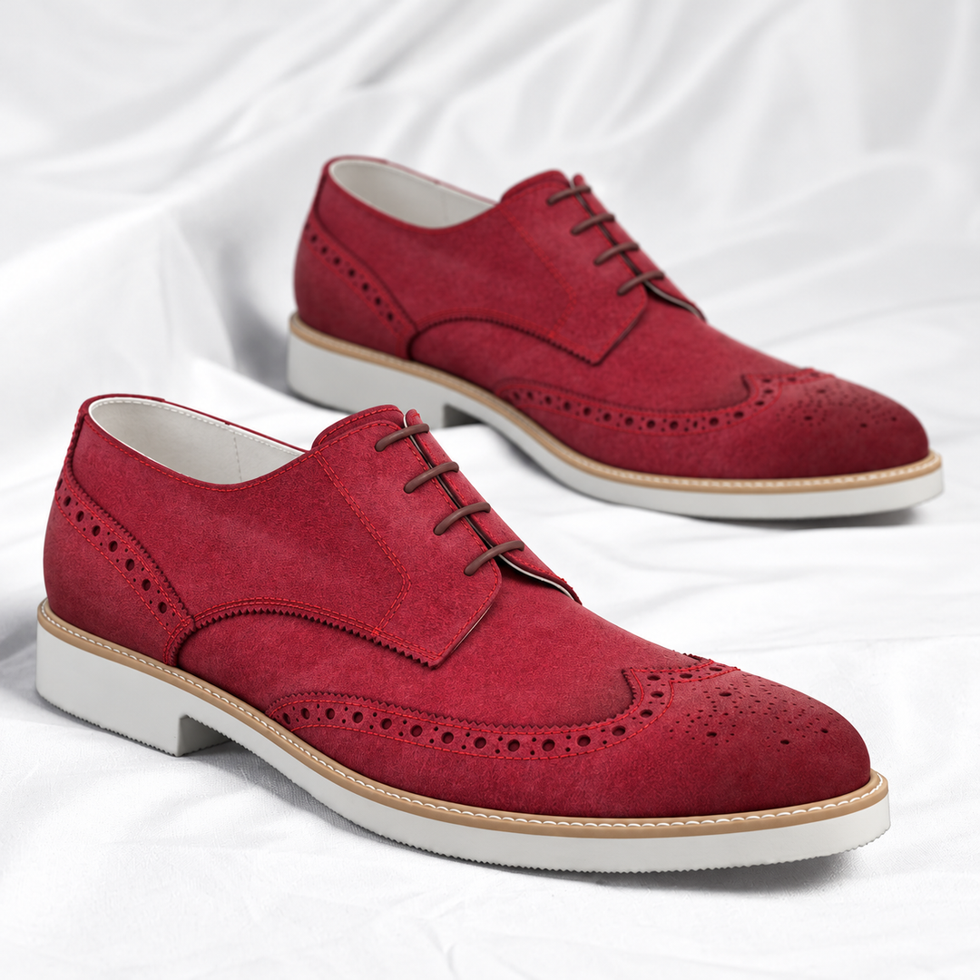 Belmont Suede Brogue Shoes