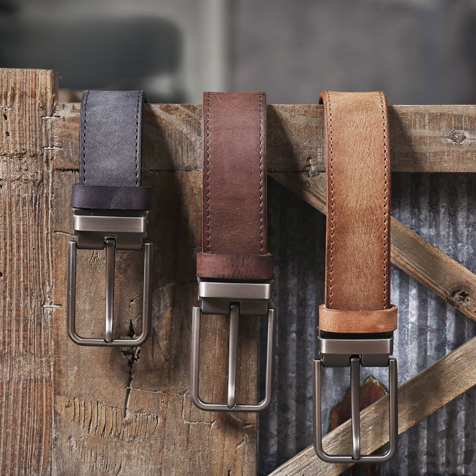 The Buckhorn Full-Grain Leather Belt