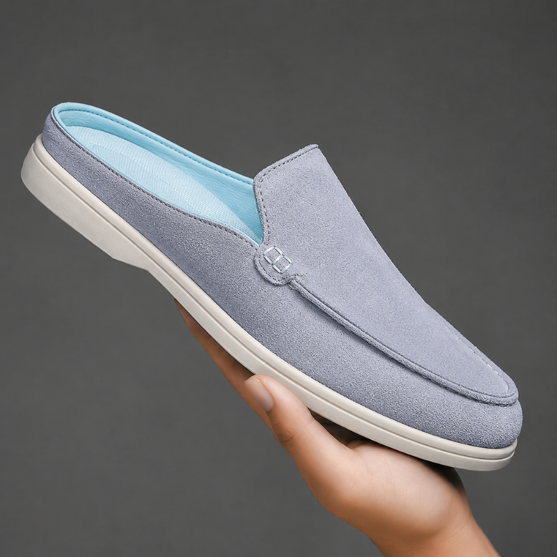 Beckham Suede Mule Loafers