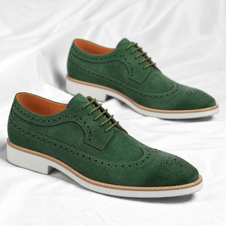 Belmont Suede Brogue Shoes