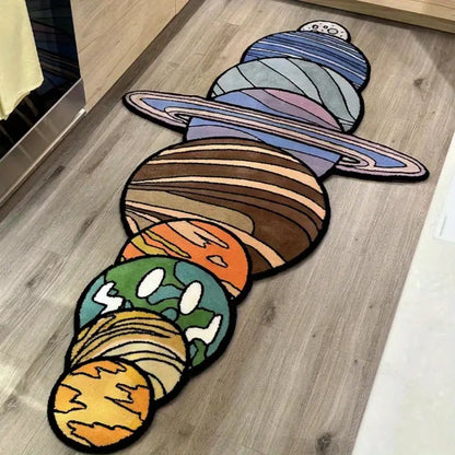 Solar System Galaxy Rug