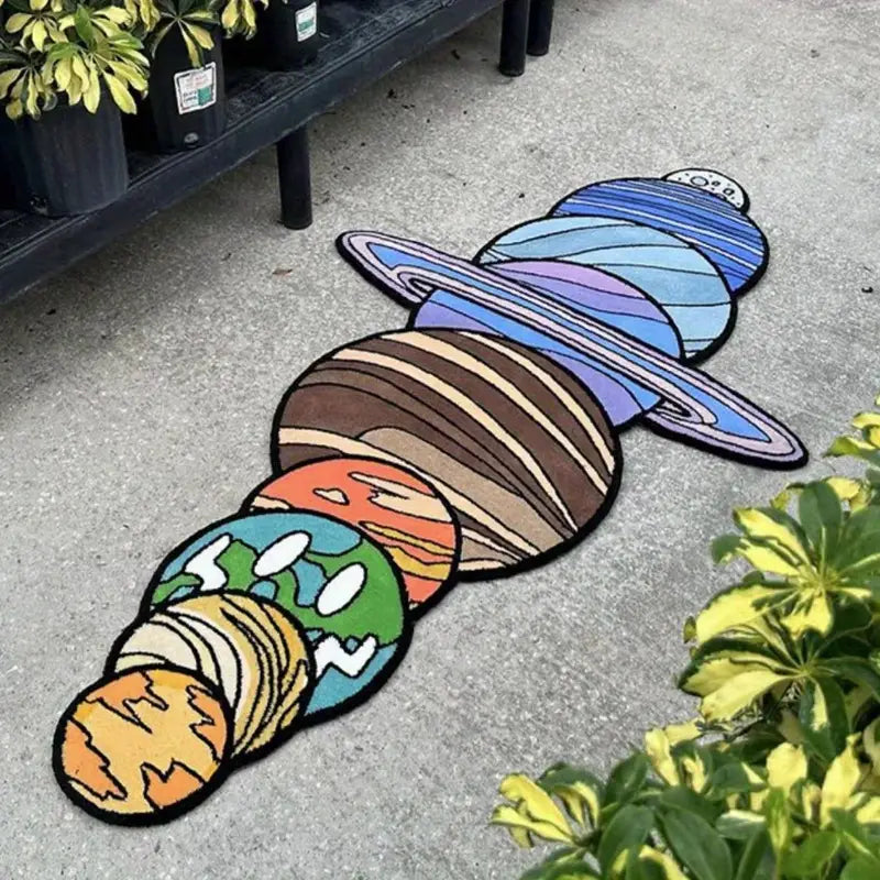 Solar System Galaxy Rug