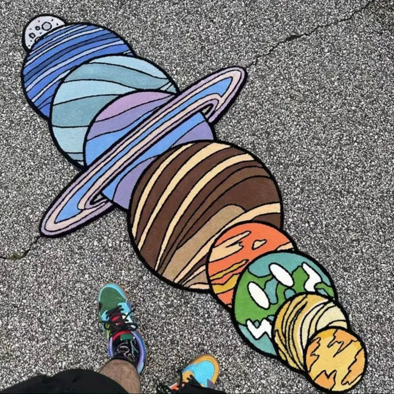 Solar System Galaxy Rug