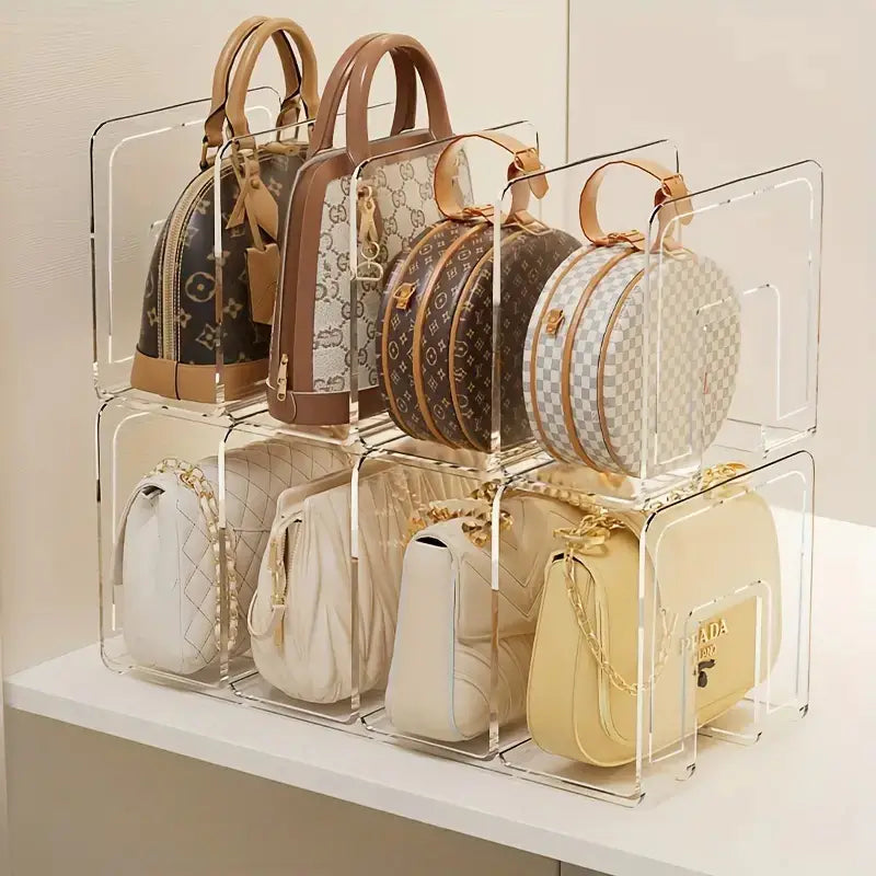 Novara Acrylic Handbag Rack