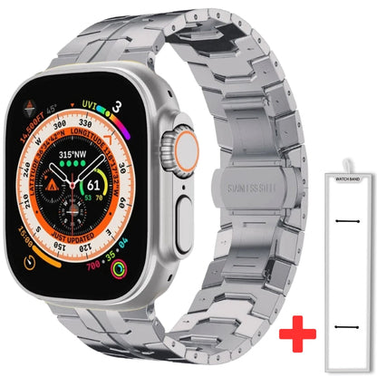 Titanium Stainless Steel Apple Watch Band