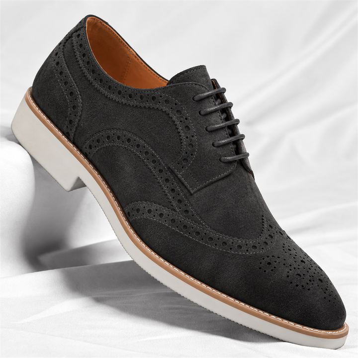 Belmont Suede Brogue Shoes