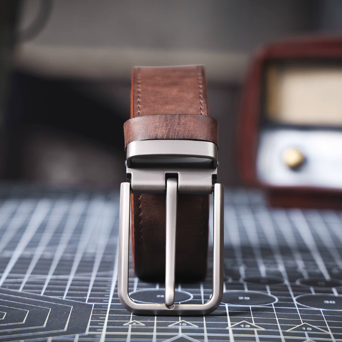The Buckhorn Full-Grain Leather Belt