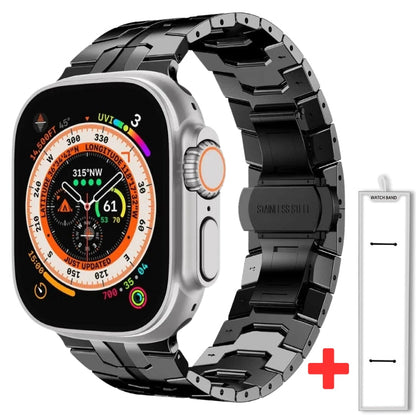 Titanium Stainless Steel Apple Watch Band