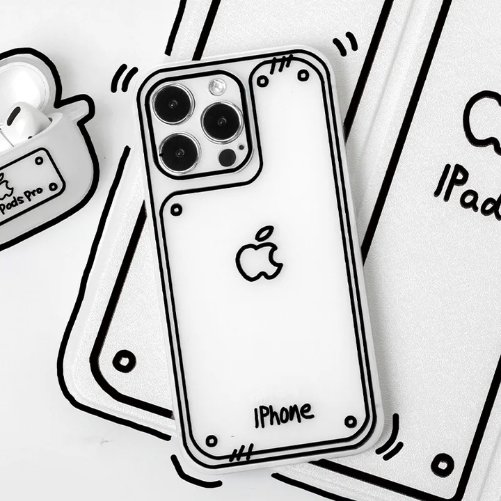 Sketch Art Apple Set