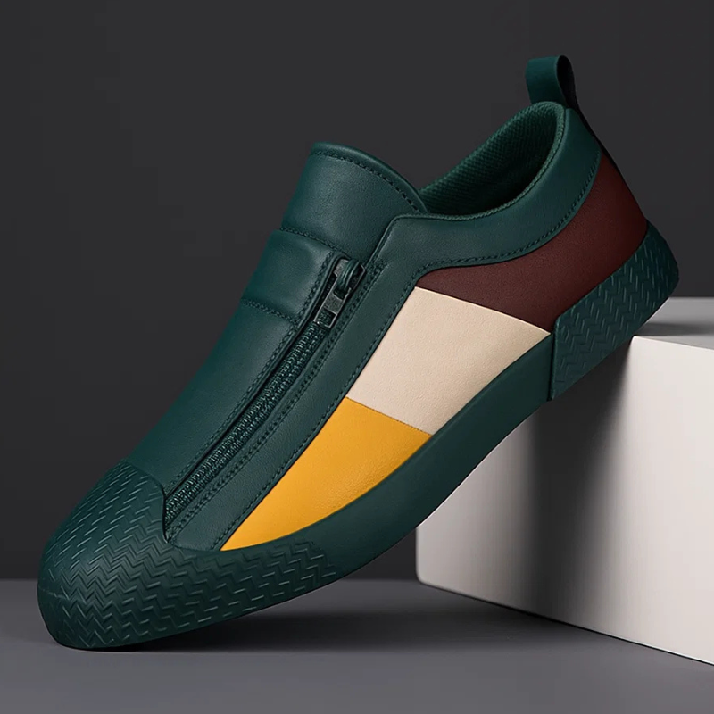 Claude Monet Leather Sneakers