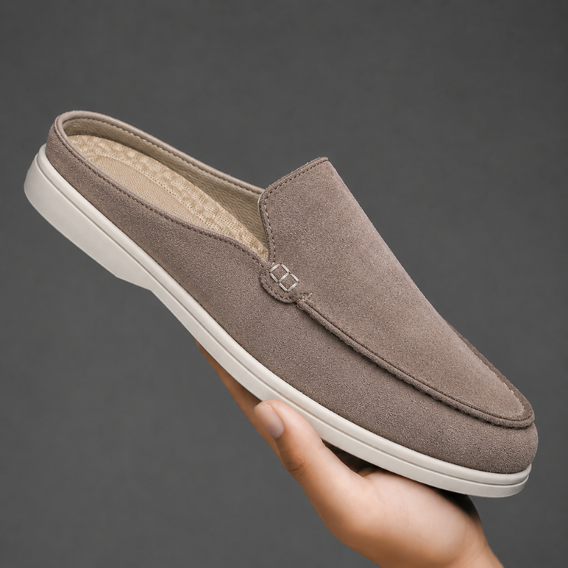 Beckham Suede Mule Loafers