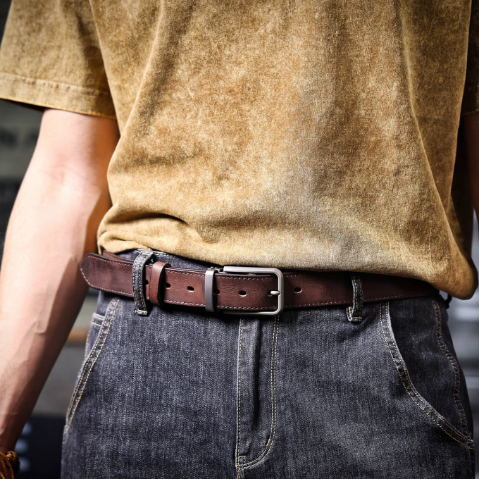 The Buckhorn Full-Grain Leather Belt