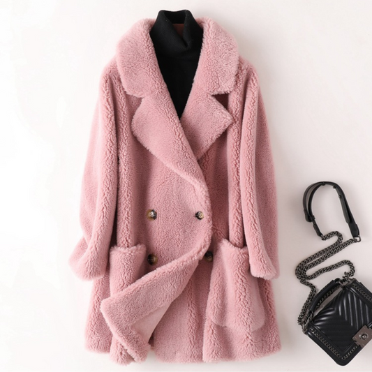 Sophia Elise Shearling Coat