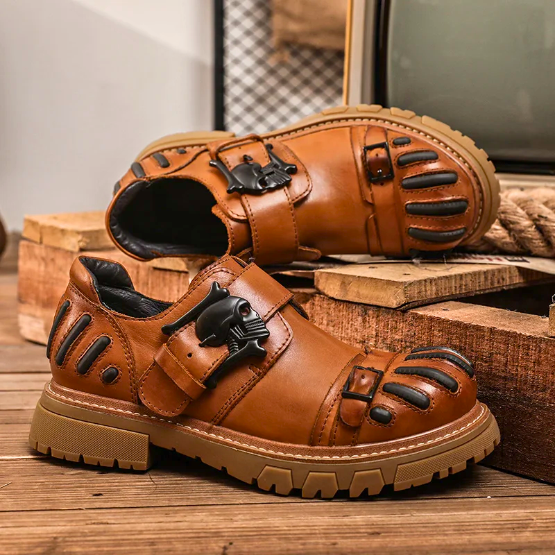 Rebel Rugged Leather Shoes