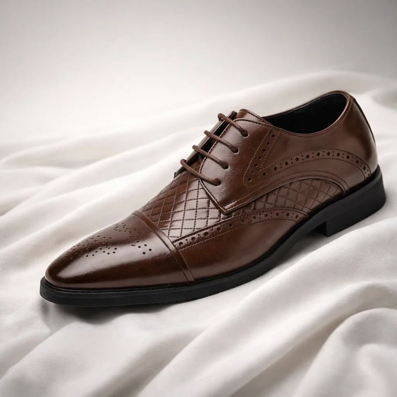 Kensington Leather Brogue Dress Shoes