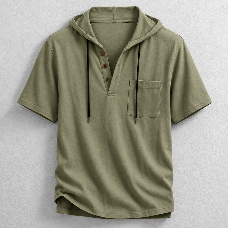 Hudson Hooded Henley
