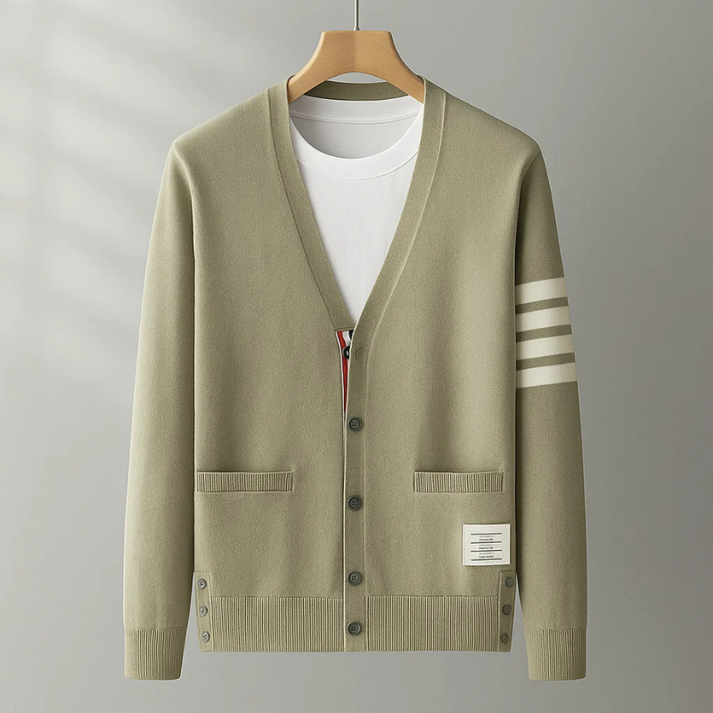 Varsity Cashmere Cardigan
