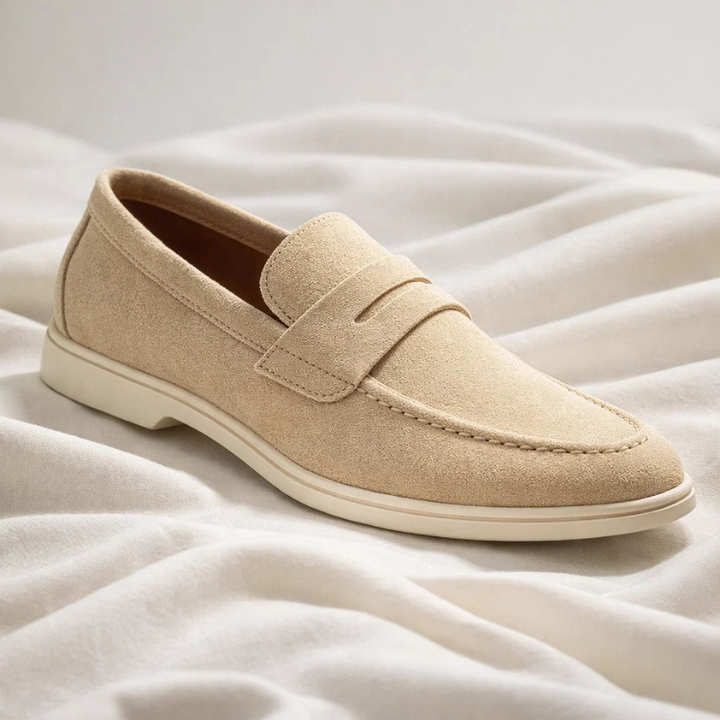 Beckham Suede Penny Loafers
