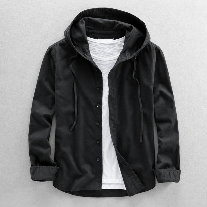 Camden Linen Hooded Shirt