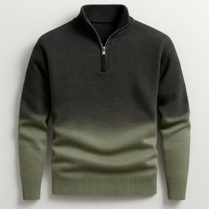 Luca Ombre Quarter-Zip Pullover