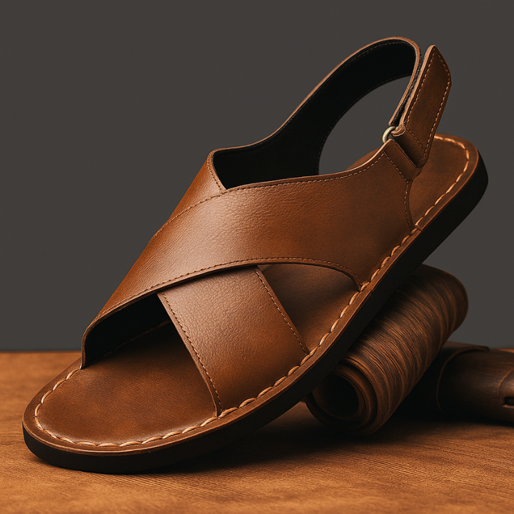 Pelle Italia Genuine Leather Sandals