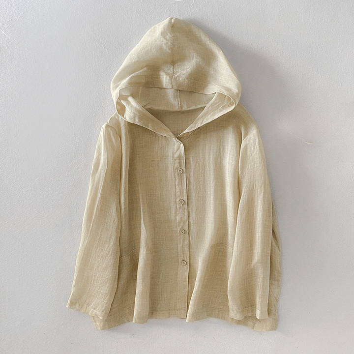 Anya Taylor Linen Hoodie