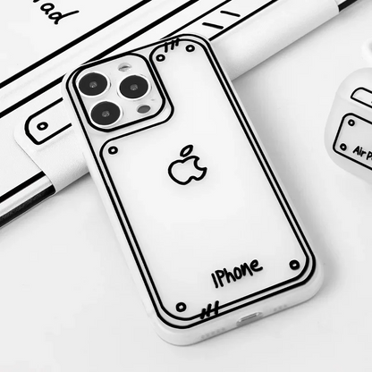 Sketch Art Apple Set