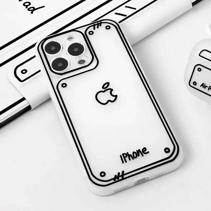 Sketch Art Apple Set