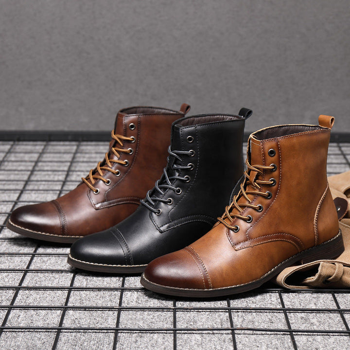 Pelle Italiana Genuine Leather Boots